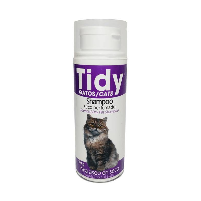 Tidy® Shampoo en Seco para Gatos 100 gramos Calico Tienda